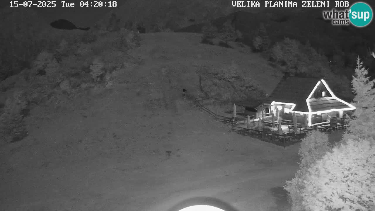 Zeleni Rob | Web kamera Velika Planina