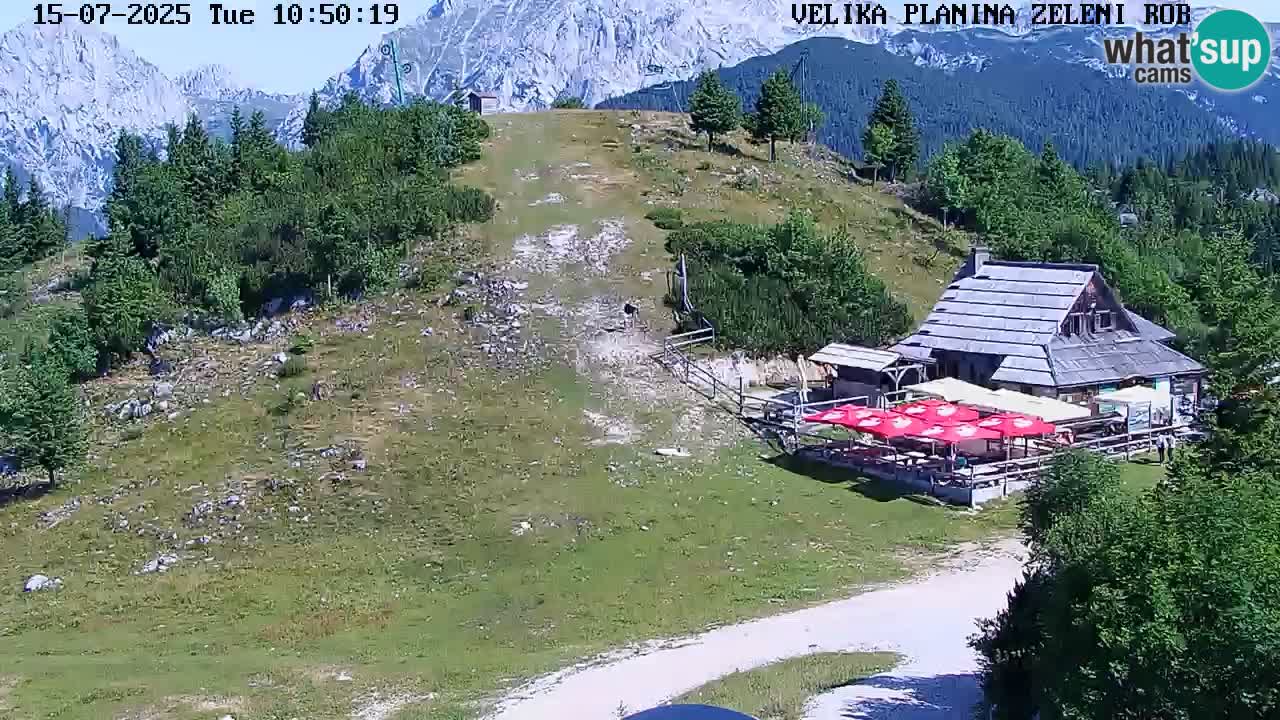 Zeleni Rob – Webcam live | Velika Planina