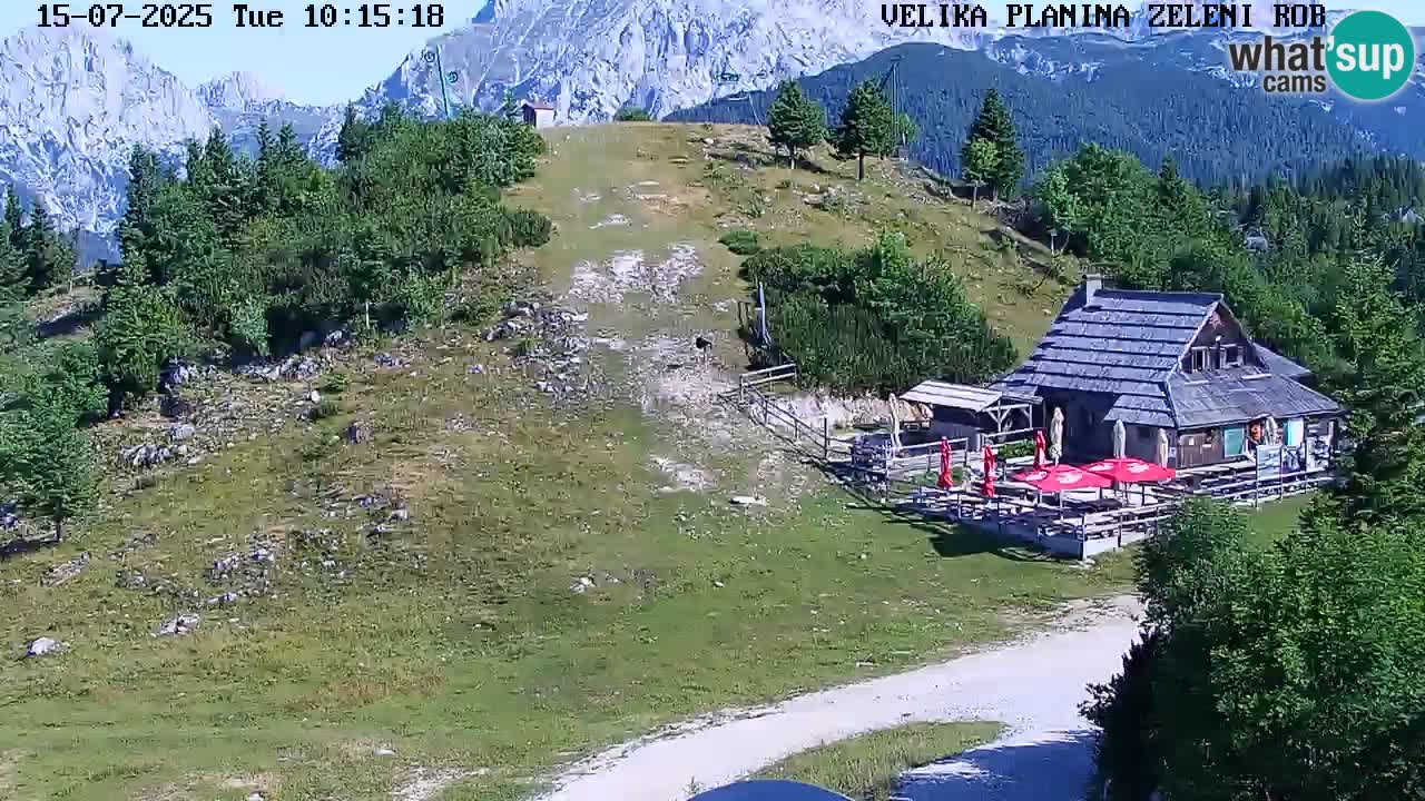 Zeleni Rob | Webcam live Velika Planina