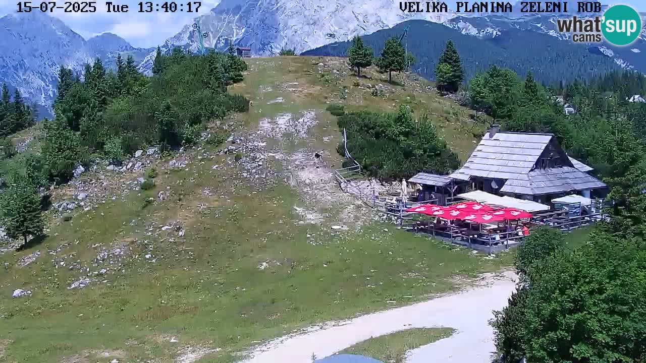 Zeleni Rob | Webcam live Velika Planina