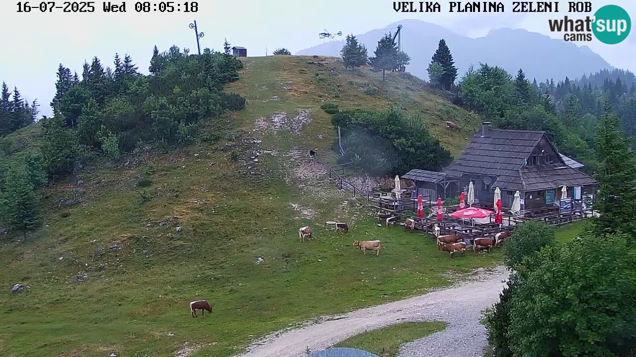 Zeleni Rob – Webcam live | Velika Planina