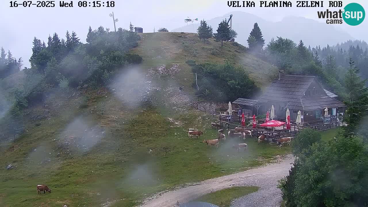 Zeleni Rob – Webcam live | Velika Planina