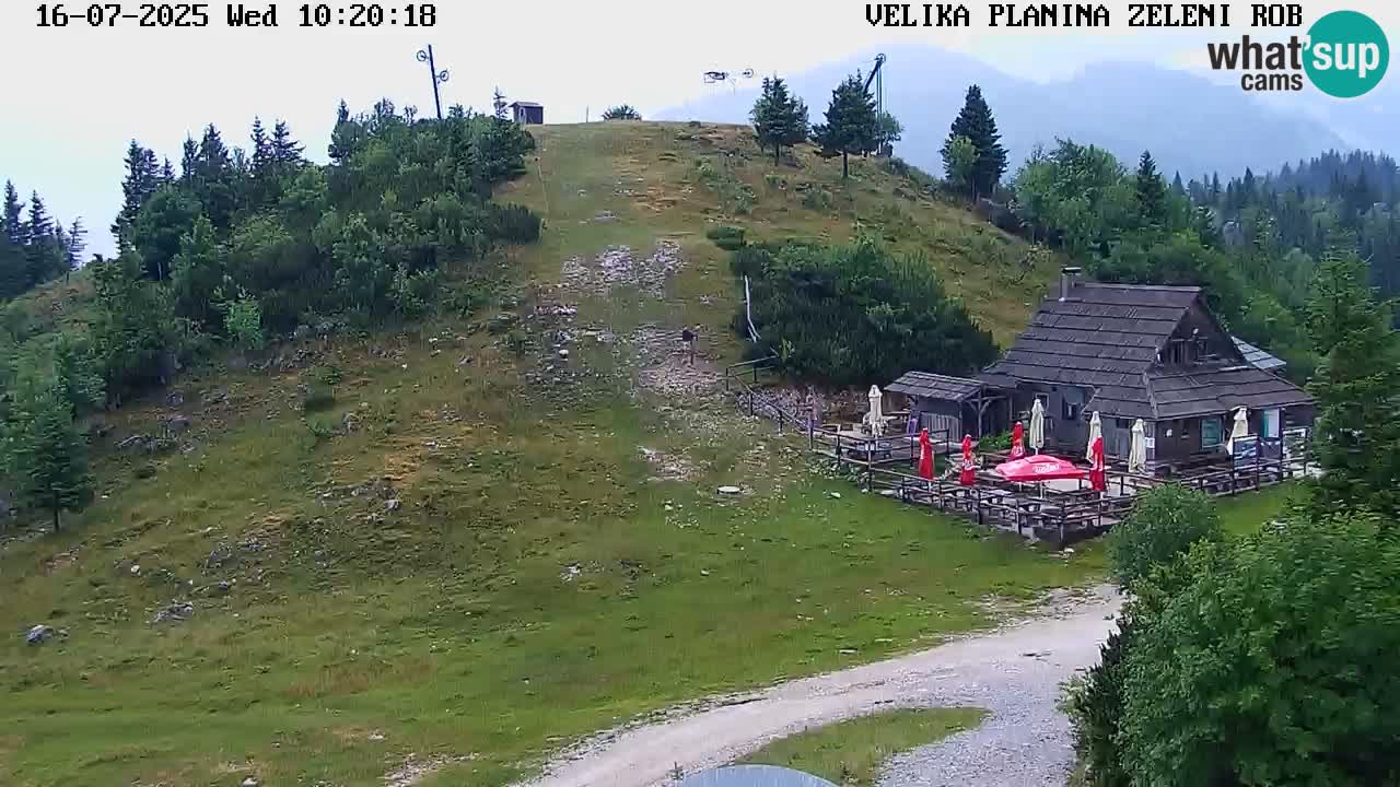 Zeleni Rob – Webcam live | Velika Planina