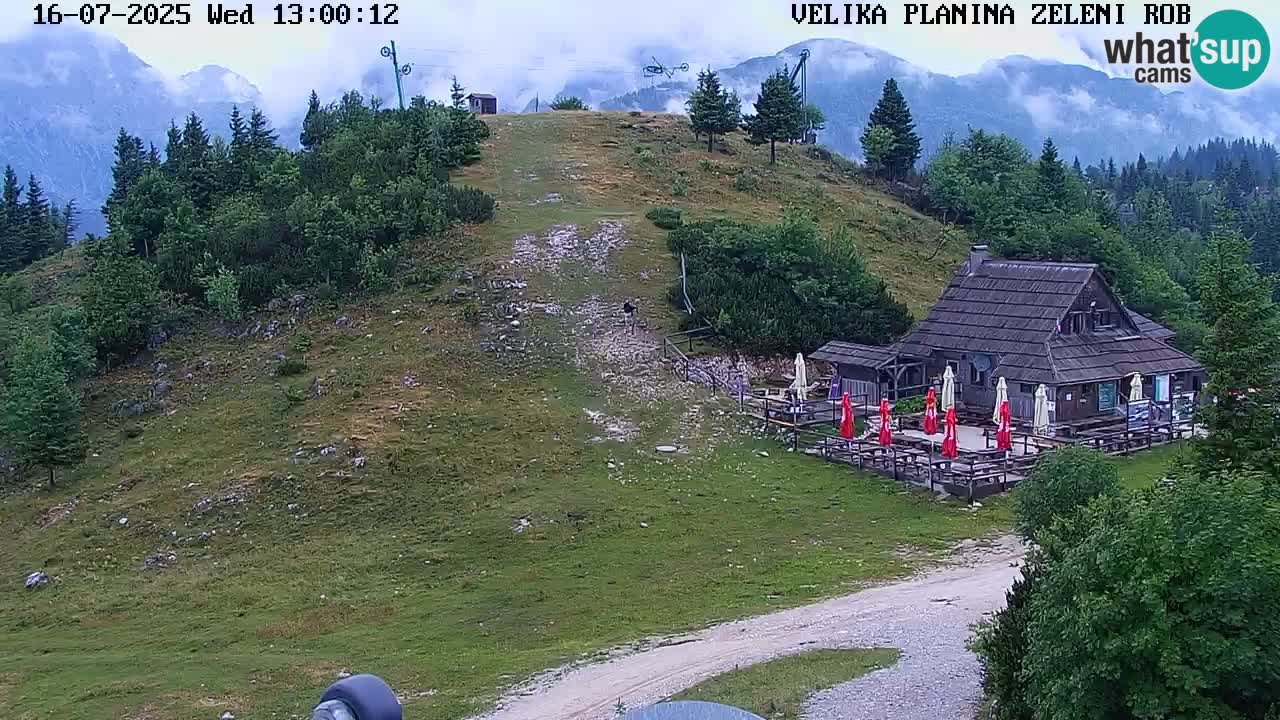 Cámara web en tiempo real Velika Planina