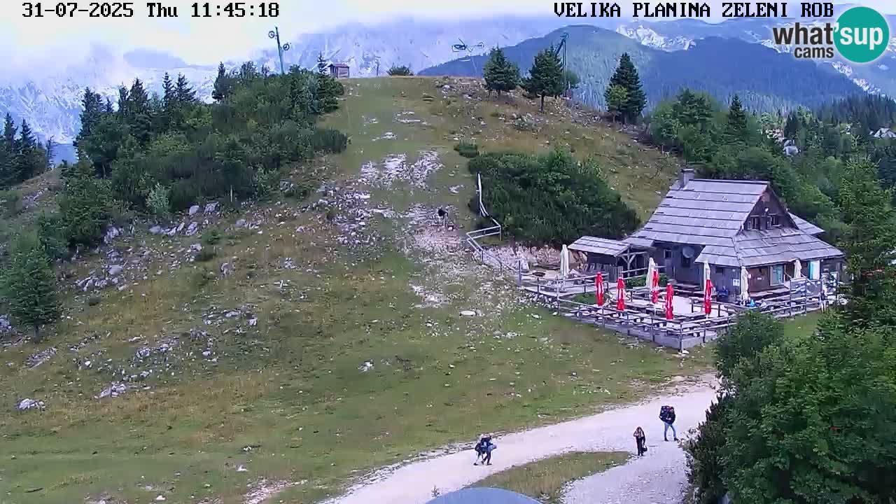 Zeleni Rob – Webcam live | Velika Planina