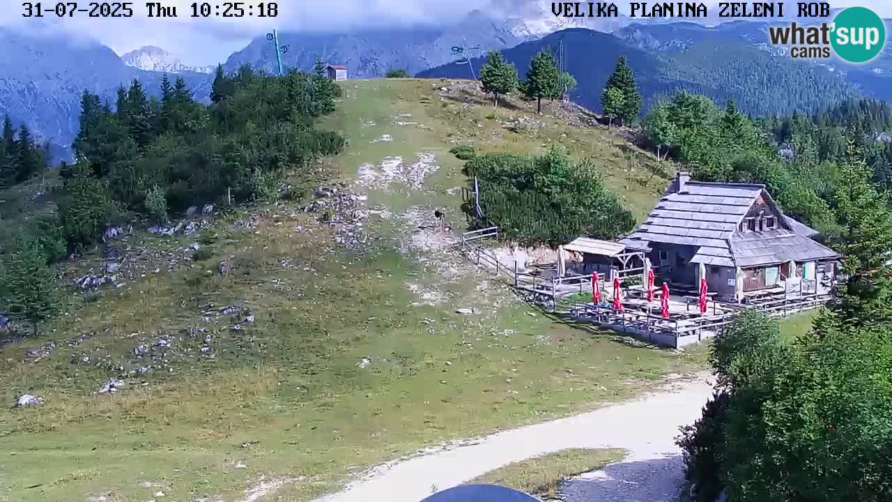Zeleni Rob – Webcam live | Velika Planina