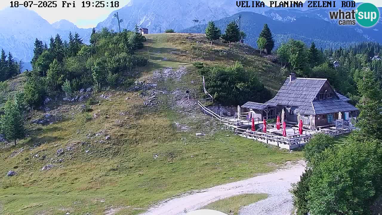 Zeleni Rob – Webcam live | Velika Planina