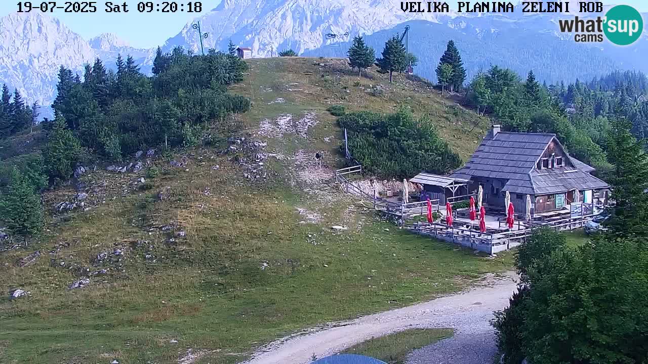 Zeleni Rob – Webcam live | Velika Planina