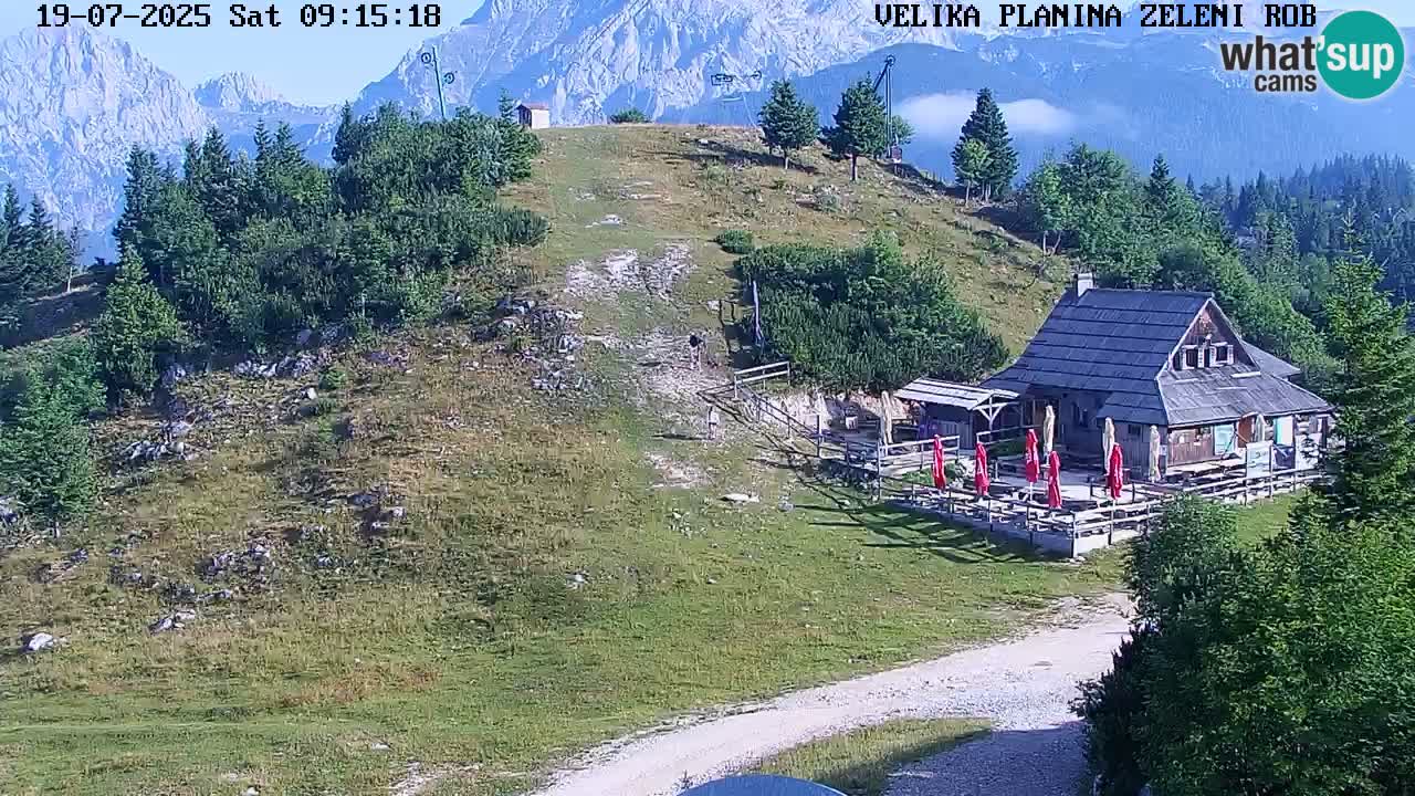 Zeleni Rob | Webcam live Velika Planina