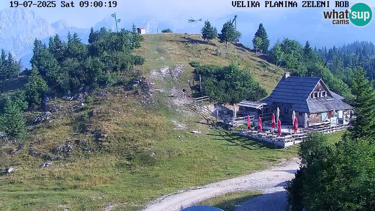 Cámara web en tiempo real Velika Planina