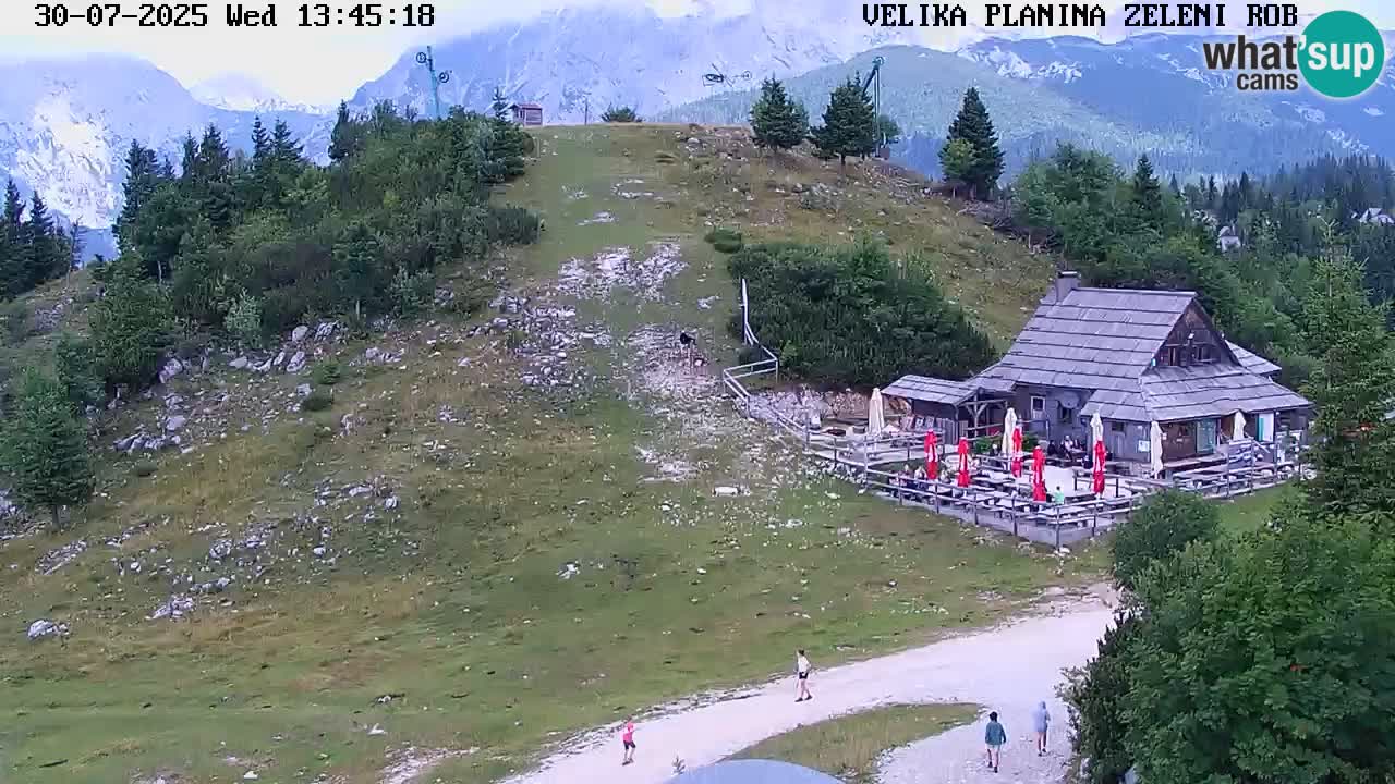 Zeleni Rob – Webcam live | Velika Planina