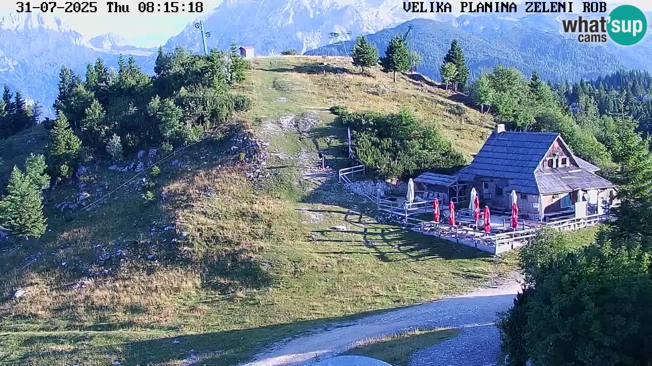 Zeleni Rob | Webcam live Velika Planina