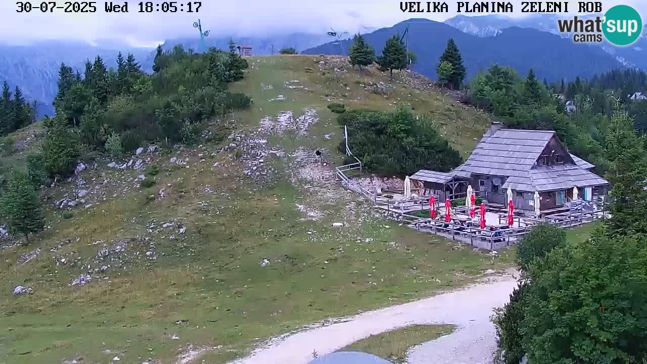 Zeleni Rob – Webcam live | Velika Planina