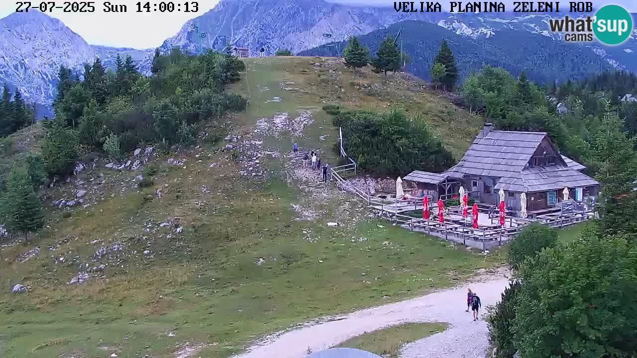 Cámara web en tiempo real Velika Planina