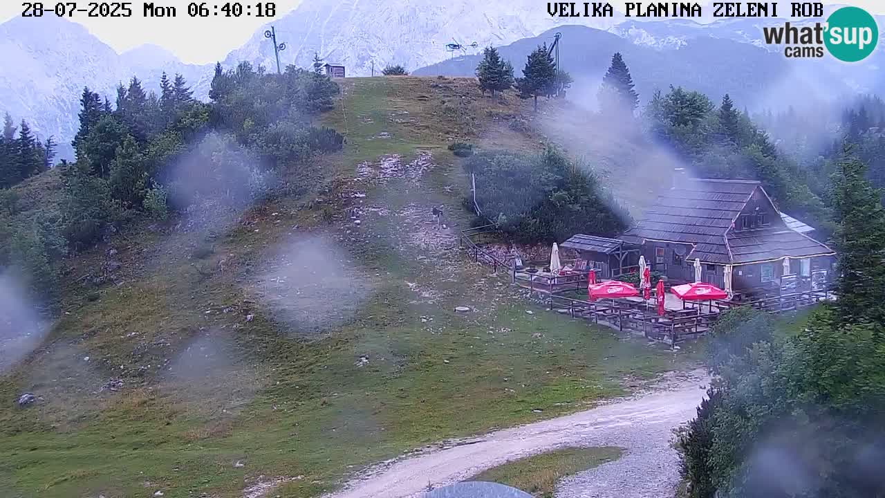 Zeleni Rob – Webcam live | Velika Planina