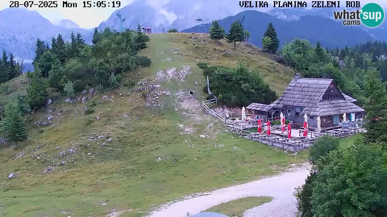 Zeleni Rob – Webcam live | Velika Planina