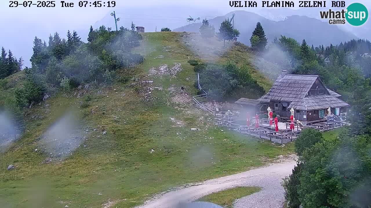 Zeleni Rob – Webcam live | Velika Planina