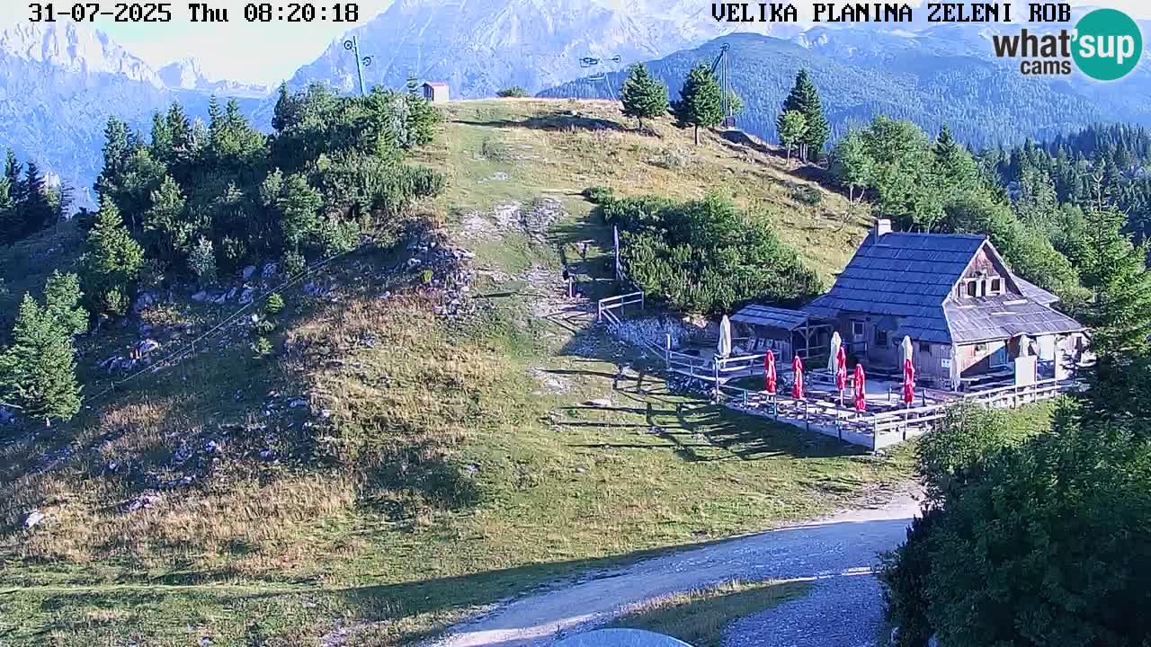 Zeleni Rob – Webcam live | Velika Planina