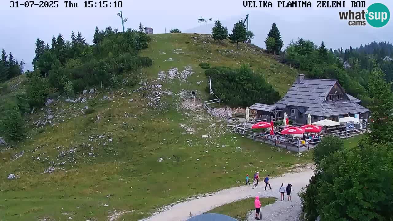 Zeleni Rob | Webcam live Velika Planina
