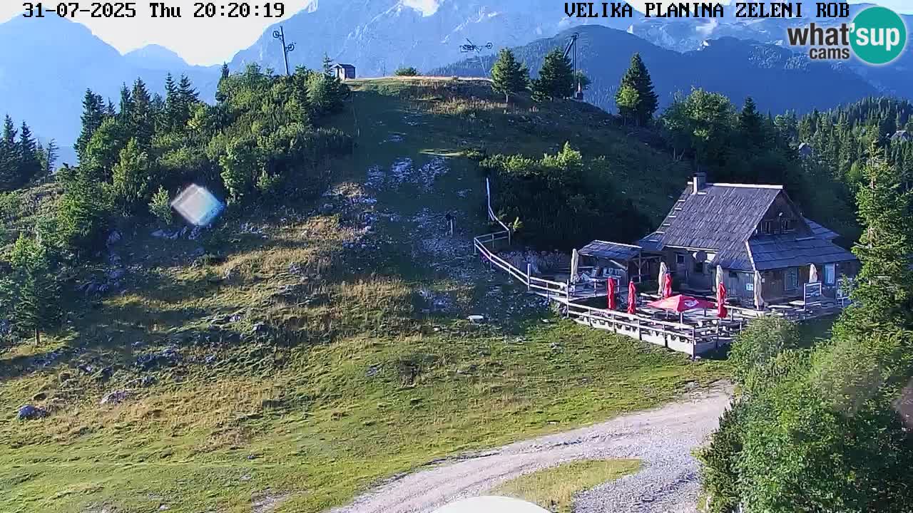 Zeleni Rob – Webcam live | Velika Planina
