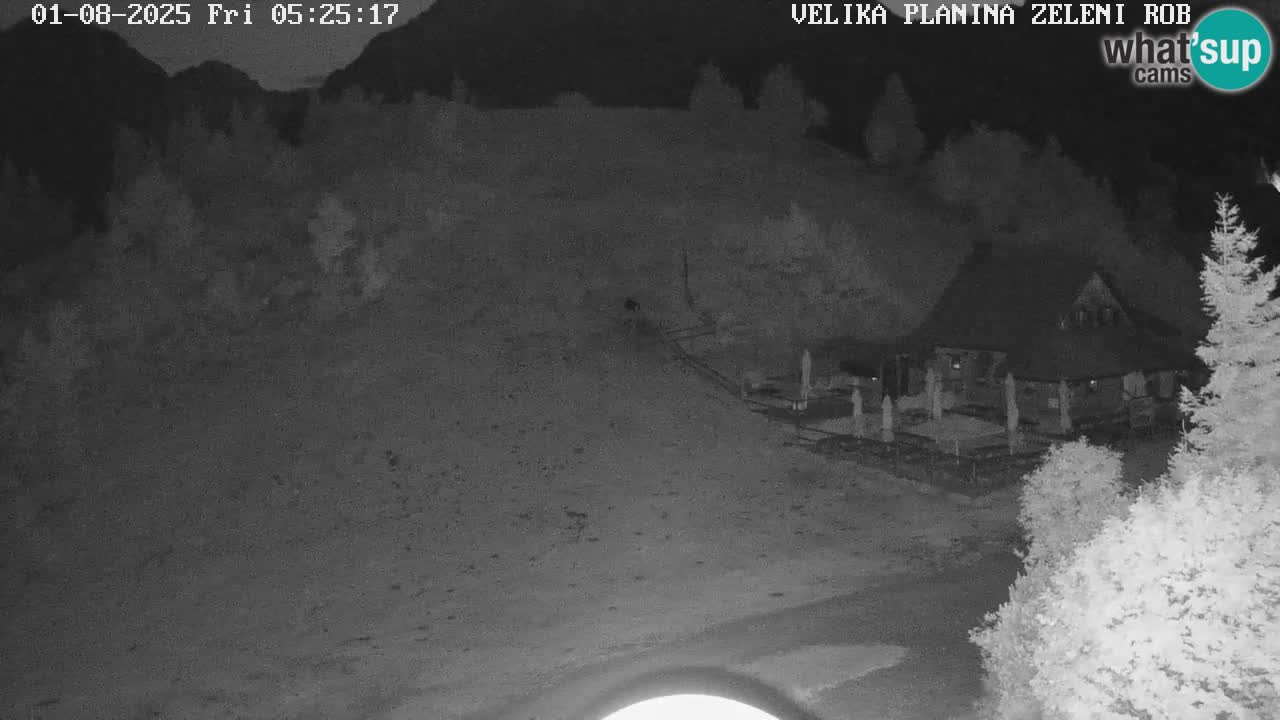 Zeleni Rob | Web kamera Velika Planina