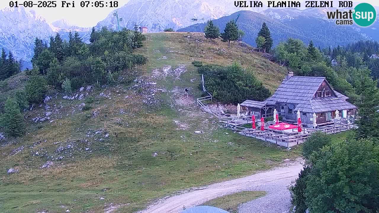 Zeleni Rob – Webcam live | Velika Planina