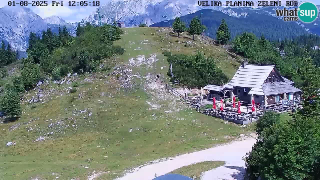 Zeleni Rob | Webcam live Velika Planina