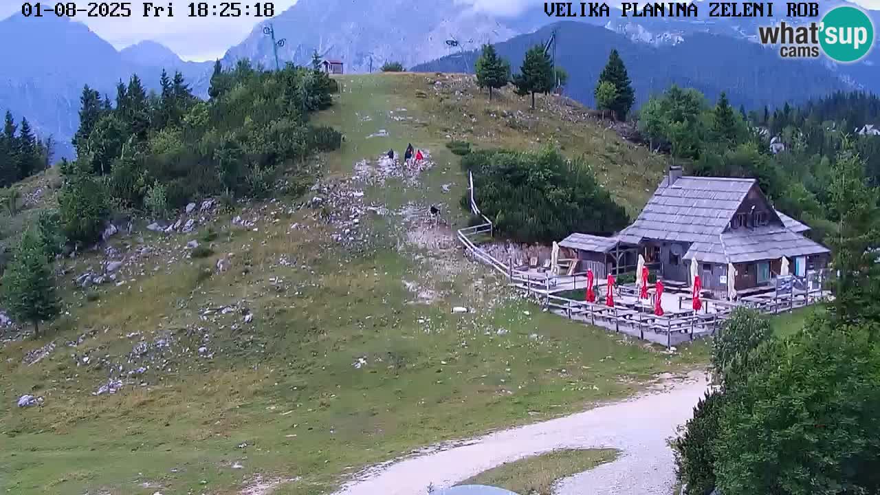Zeleni Rob – Webcam live | Velika Planina