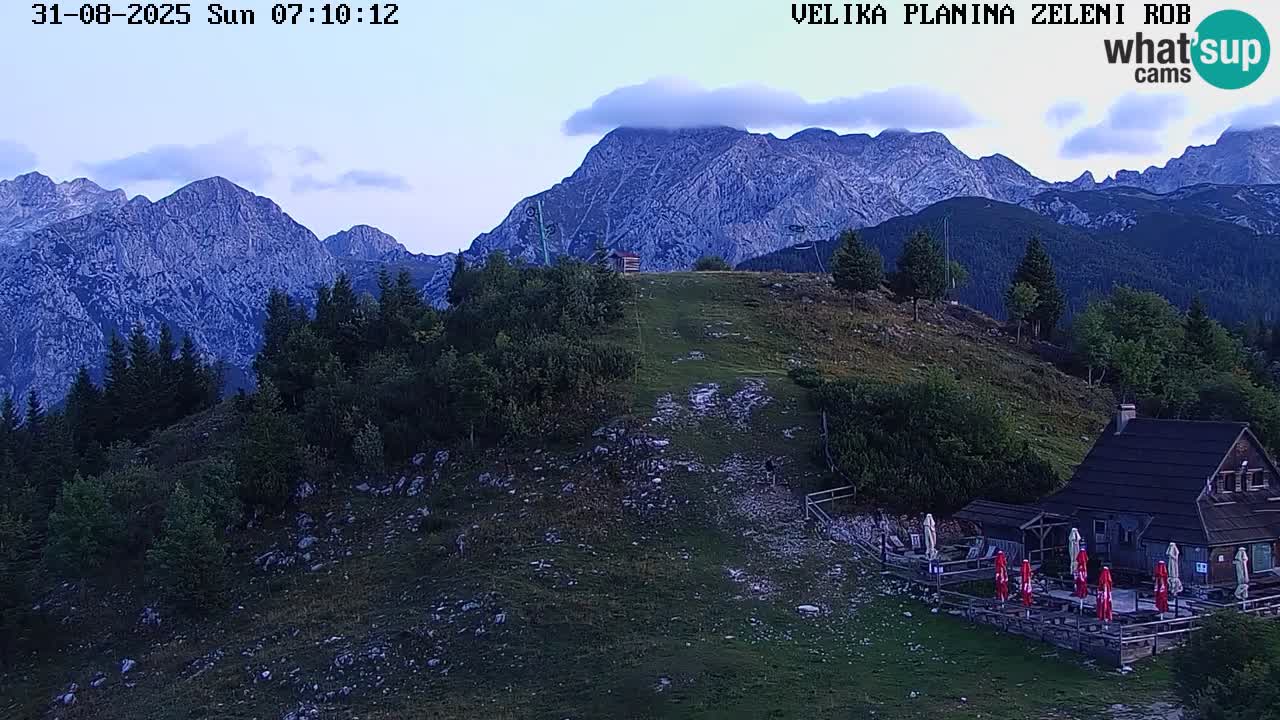 Zeleni Rob | Web kamera Velika Planina