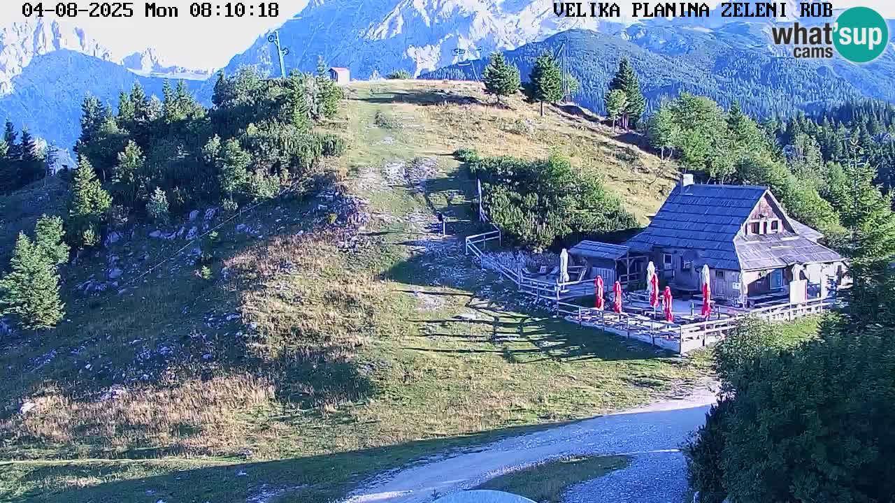 Zeleni Rob – Webcam live | Velika Planina