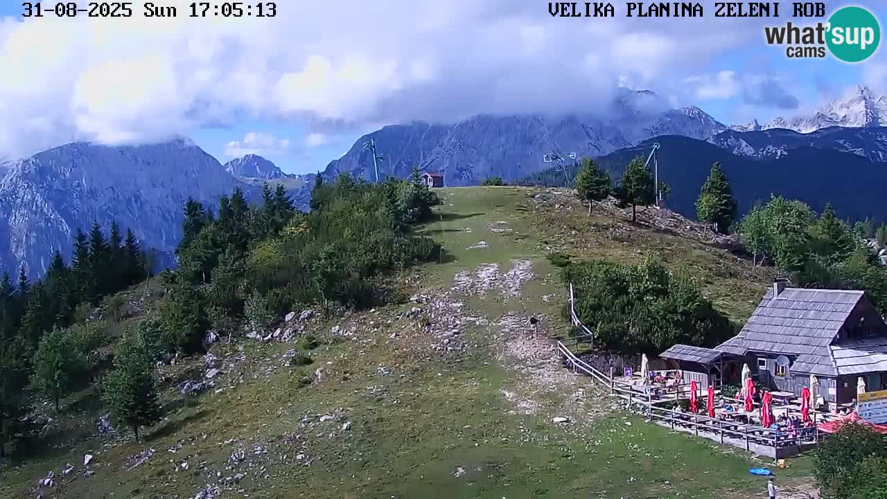 Zeleni Rob | Webcam live Velika Planina