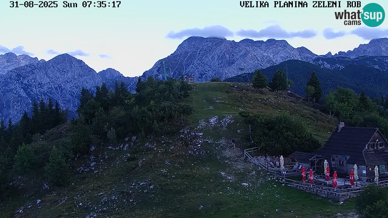 Zeleni Rob – Webcam live | Velika Planina
