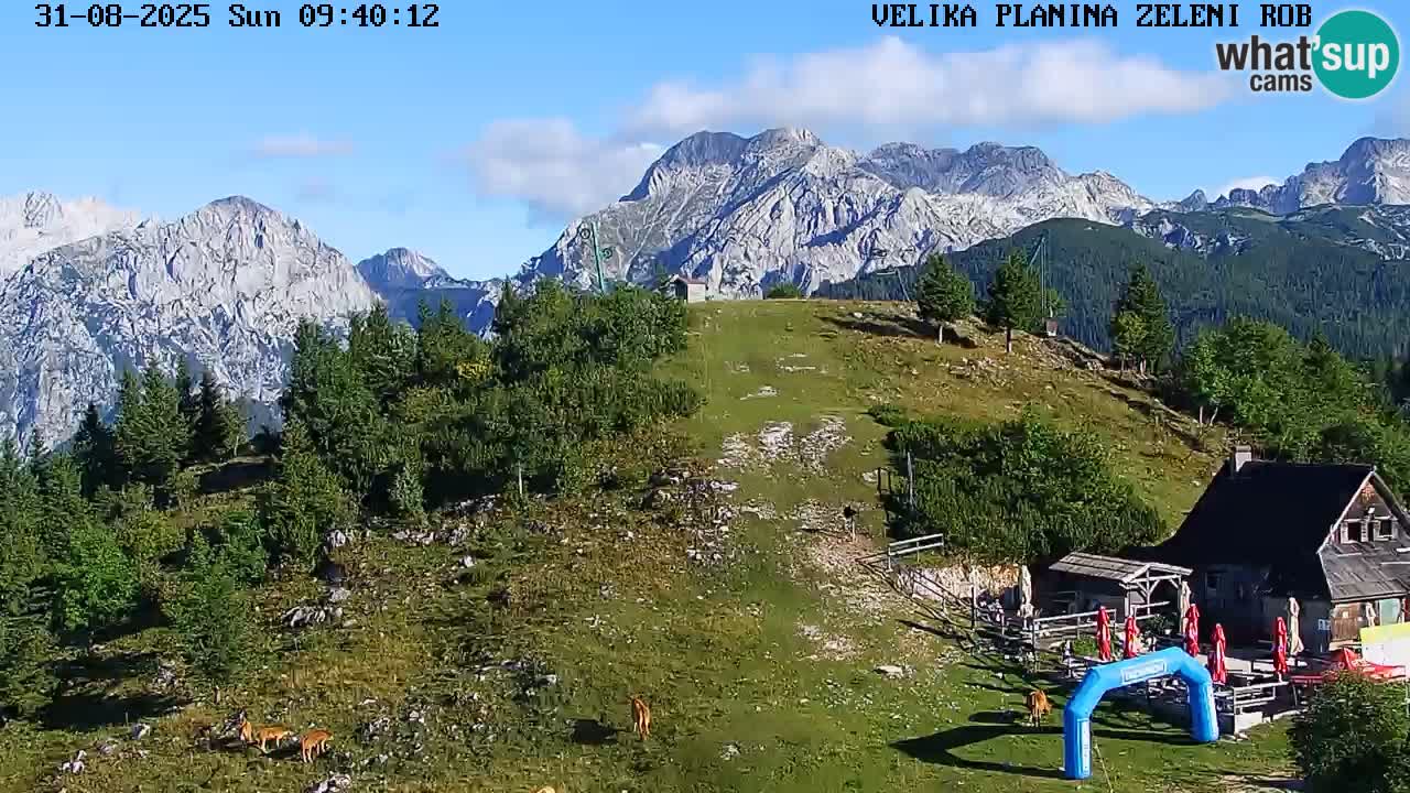 Zeleni Rob – Webcam live | Velika Planina