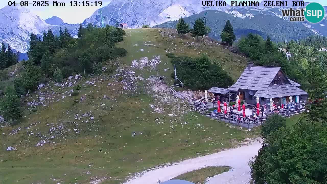 Zeleni Rob – Webcam live | Velika Planina
