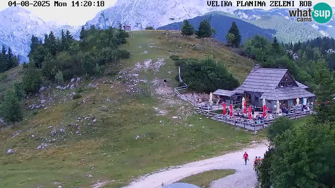 Zeleni Rob | Web kamera Velika Planina