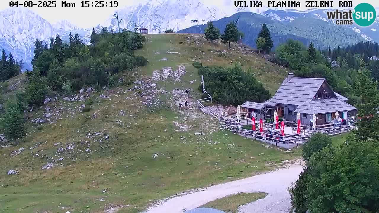 Zeleni Rob – Webcam live | Velika Planina