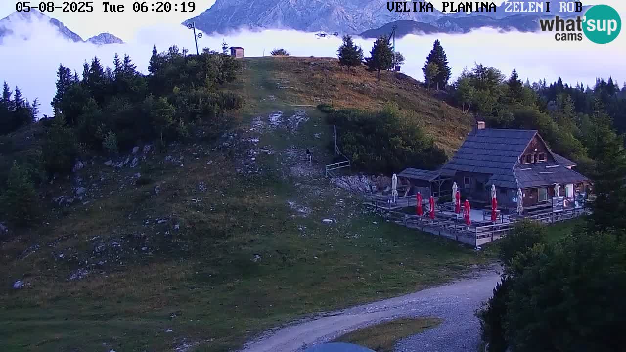 Zeleni Rob – Webcam live | Velika Planina