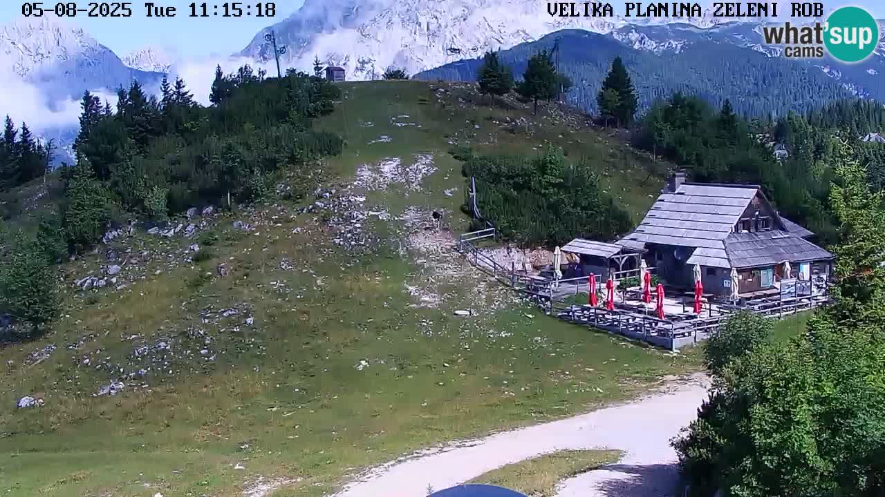 Zeleni Rob | Webcam live Velika Planina