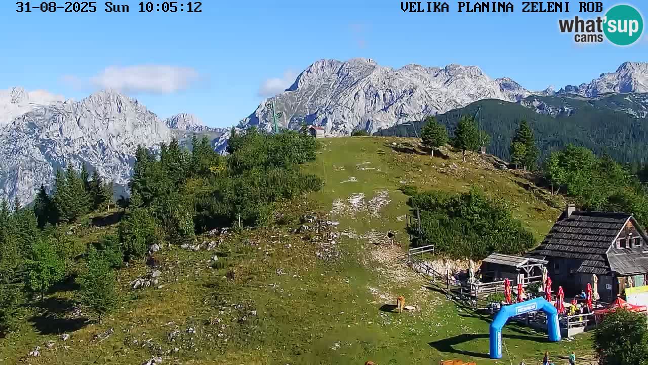 Zeleni Rob | Web kamera Velika Planina
