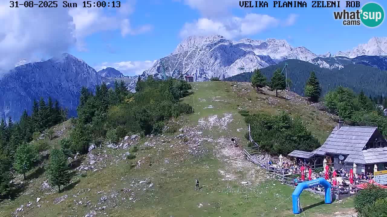 Zeleni Rob | Webcam live Velika Planina