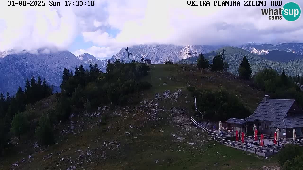 Zeleni Rob – Webcam live | Velika Planina