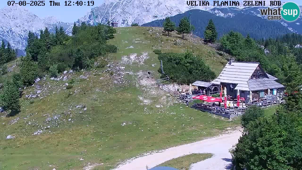 Zeleni Rob | Webcam live Velika Planina