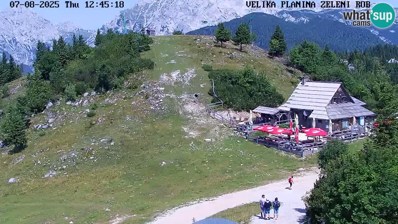 Zeleni Rob | Web kamera Velika Planina