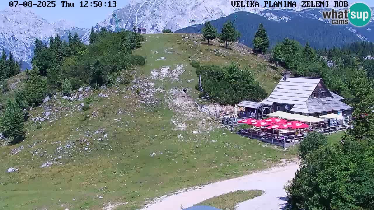 Zeleni Rob | Webcam live Velika Planina