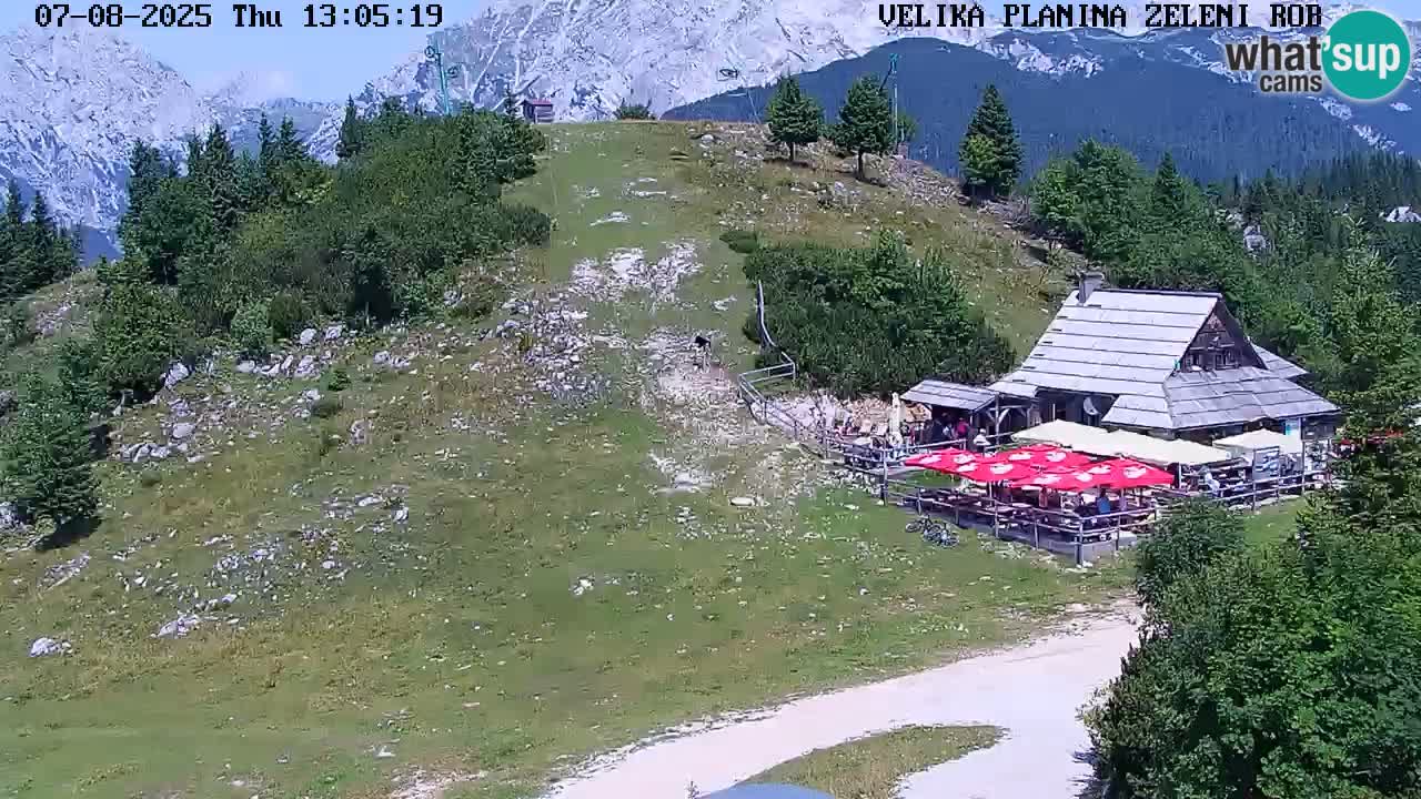 Zeleni Rob – Webcam live | Velika Planina