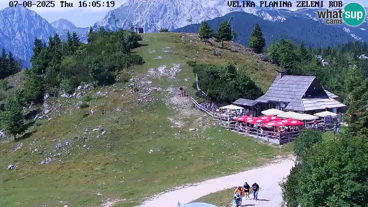 Zeleni Rob – Webcam live | Velika Planina