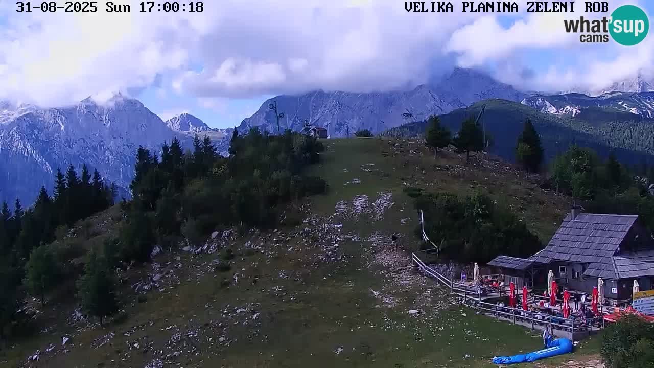 Zeleni Rob | Web kamera Velika Planina