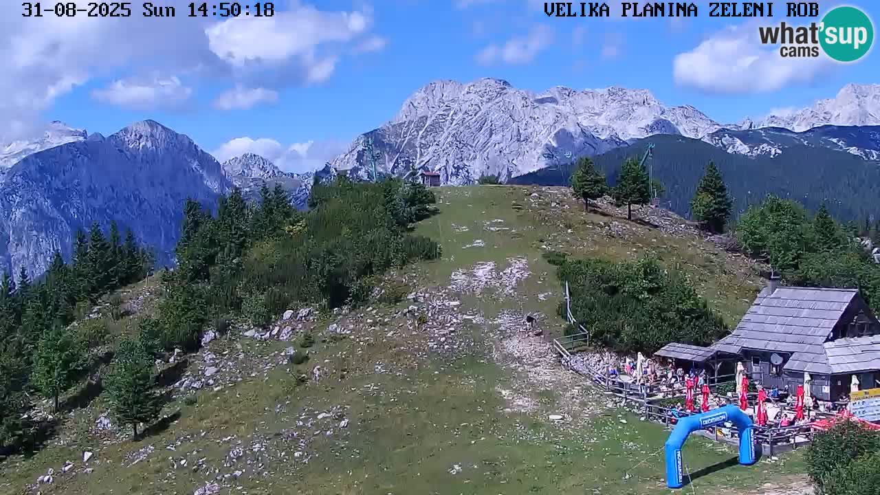 Zeleni Rob – Webcam live | Velika Planina