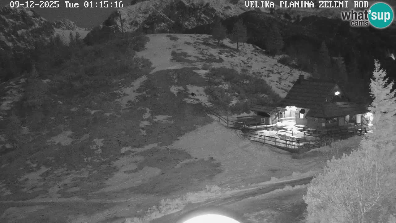 Zeleni Rob – Webcam live | Velika Planina