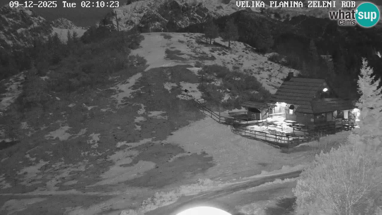 Zeleni Rob – Webcam live | Velika Planina